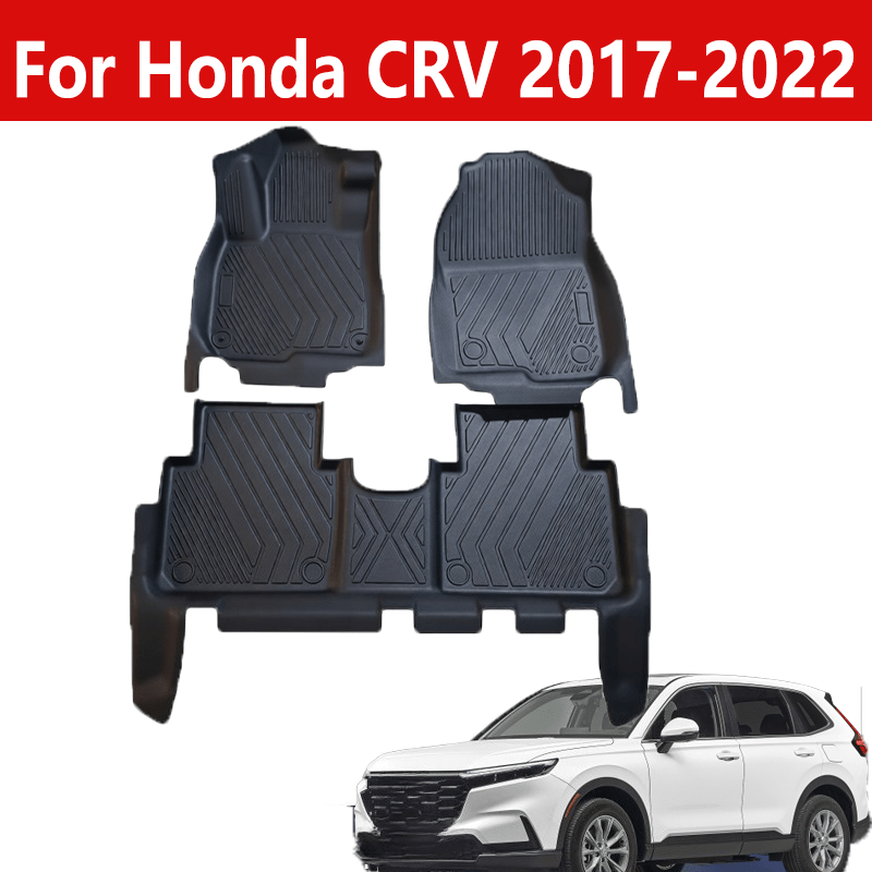 Car Floor Mat - แผ่นรองพื้นรถยนต์ TPE สำหรับ Honda CRV ปี