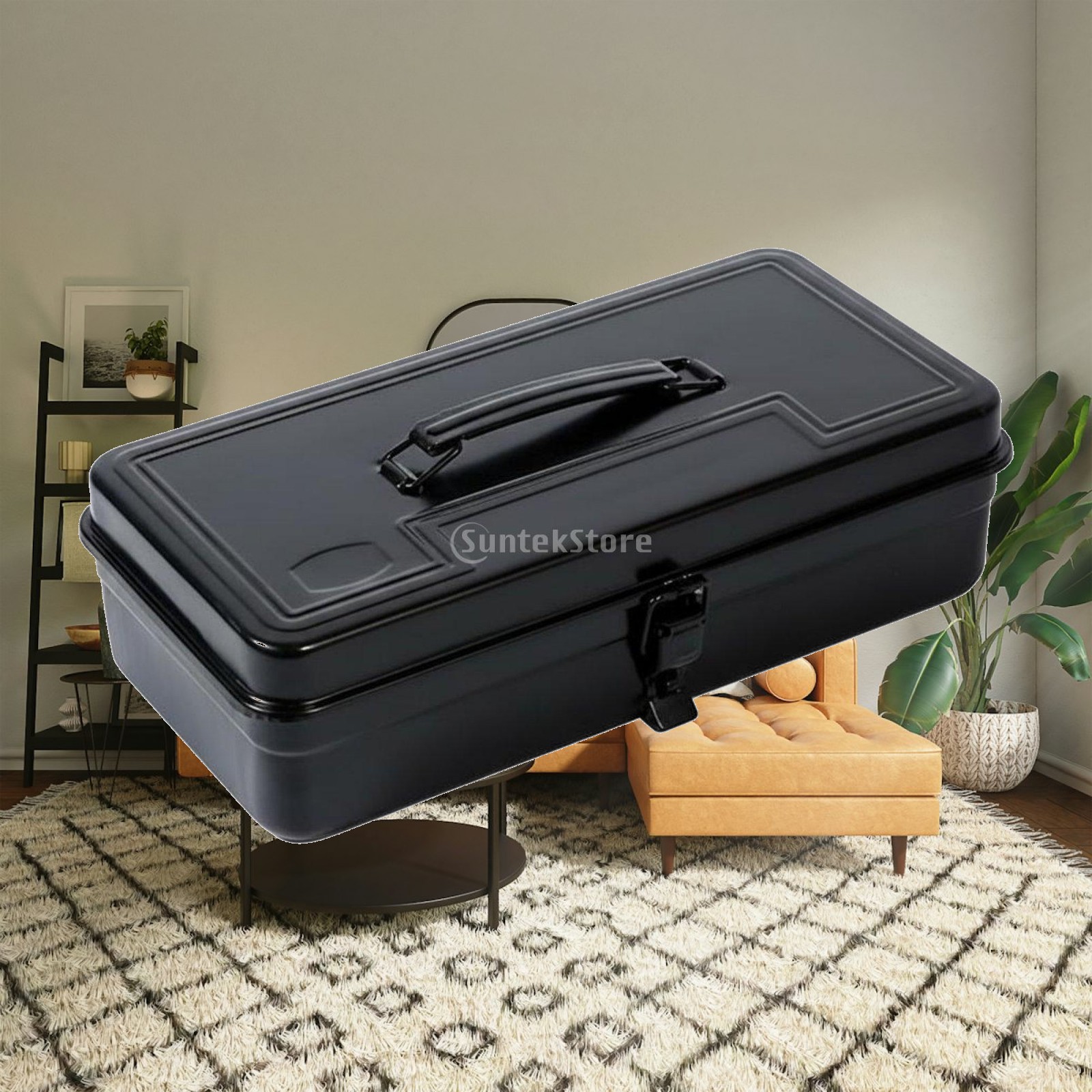 Car Organizer - กล่องเครื่องมือเหล็กหนา กล่องเก็บเครื่องมือช่างโลหะ สำหรับอุปกรณ์ในบ้าน รถยนต์ และเวิร์คช็อป
