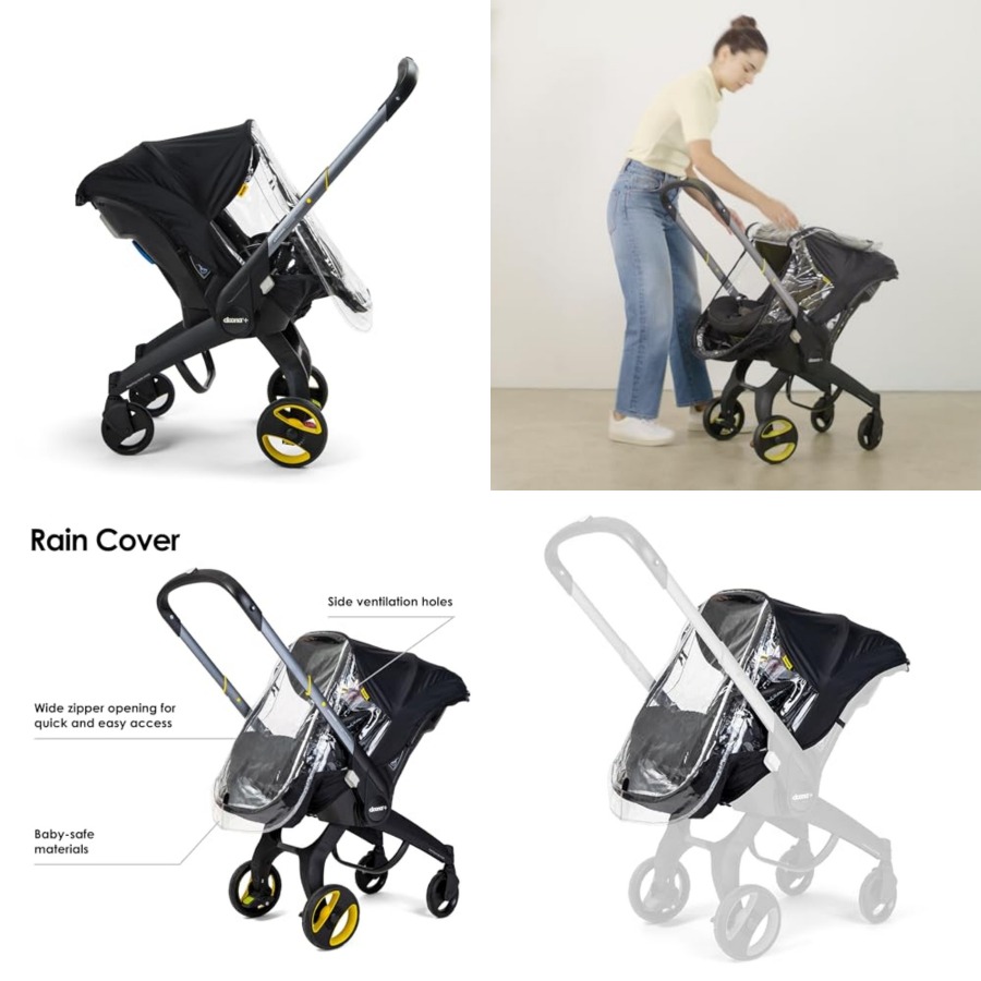 Car Seat Cover - ผ้าคลุมกันฝน Doona - ใช้ได้กับคาร์ซีทดูนาและรถเข็นเด็ก