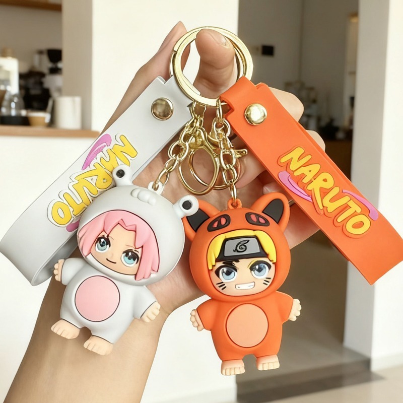 Car Accessories Japanese - พวงกุญแจการ์ตูนใหม่ นารูโตะ รุ่น Q-เวอร์ชัน ตัวละครอนิเมะ คาคาชิ