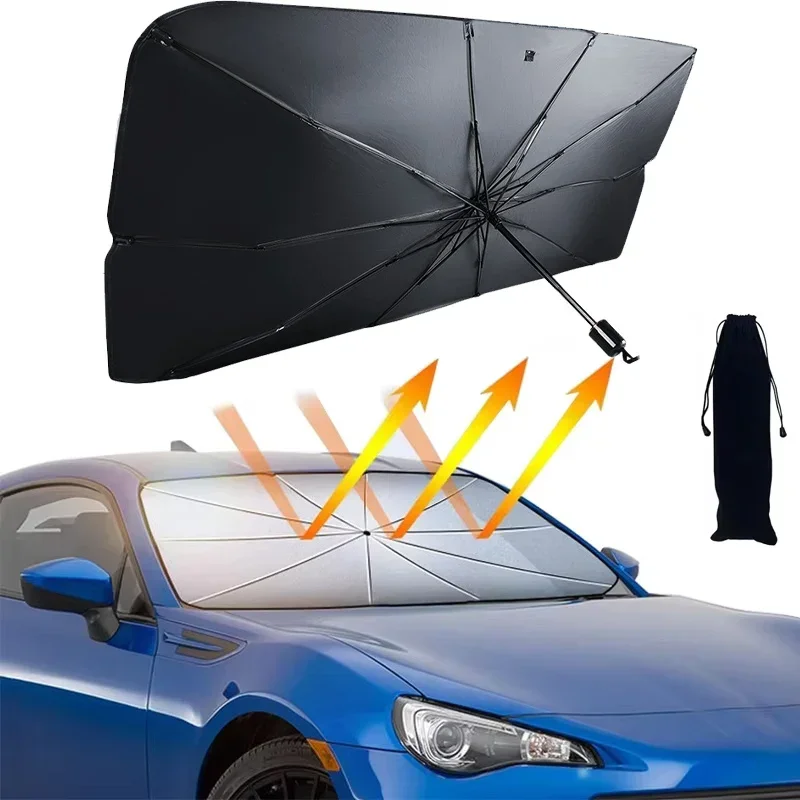 แผ่นบังแดดกระจกรถยนต์แบบพับได้ - Windshield Sun Shade บทวิจารณ์และราคา