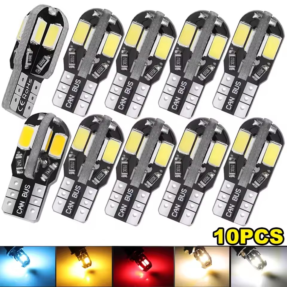 หลอดไฟภายในรถยนต์ 20/10 ชิ้น W - Car Led Light บทวิจารณ์และราคา