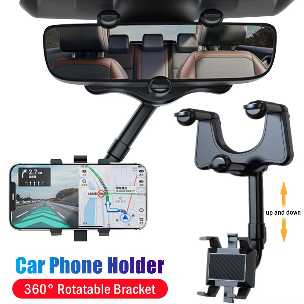ที่วางโทรศัพท์กระจกมองหลังรถยน - Car Mirror บทวิจารณ์และราคา