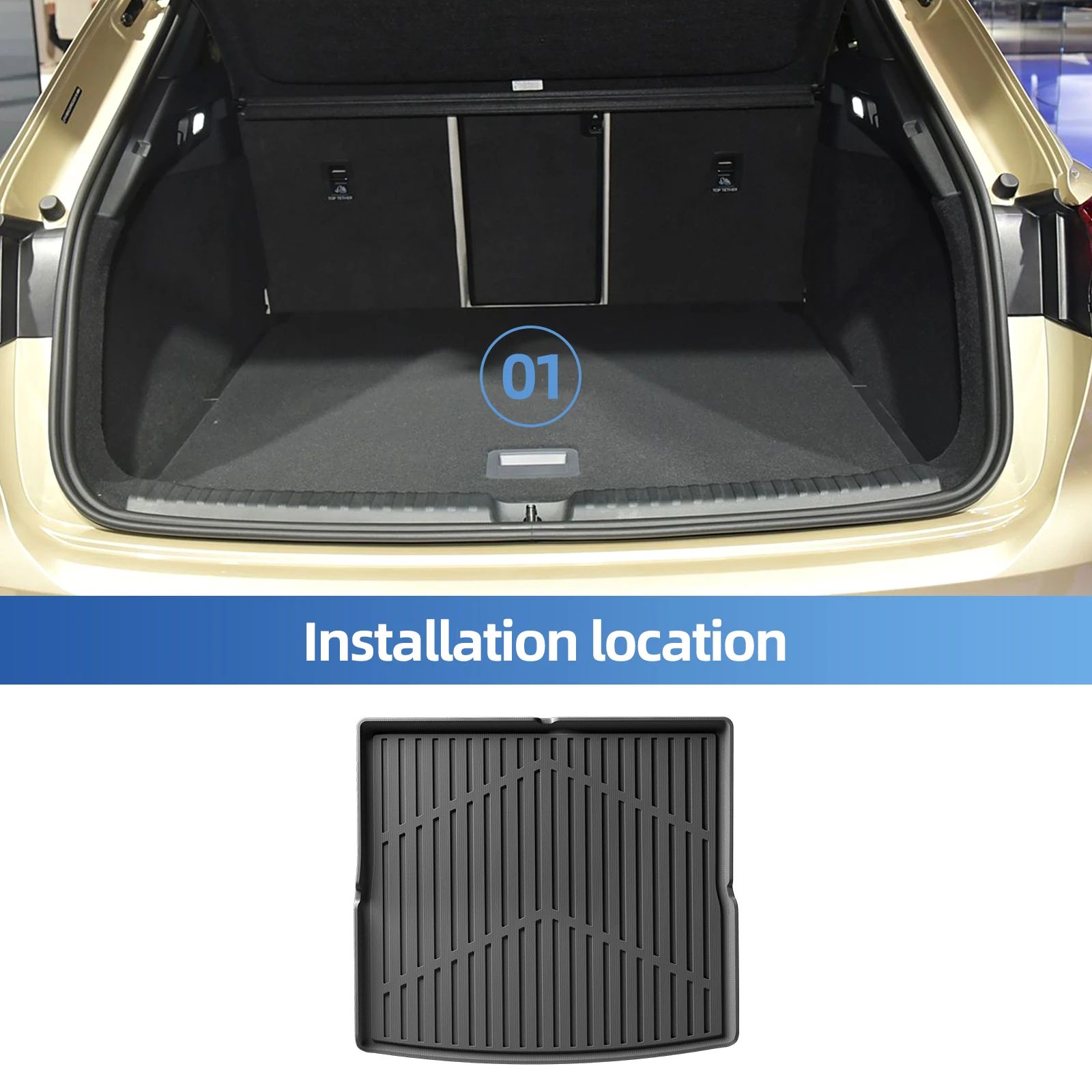 แผ่นรองพื้นรถยนต์ Smabee สำหรั - Car Floor Mat บทวิจารณ์และราคา