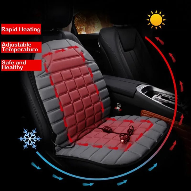 เบาะรองนั่งอุ่นไฟฟ้าในรถยนต์ E - Car Seat Cover บทวิจารณ์และราคา