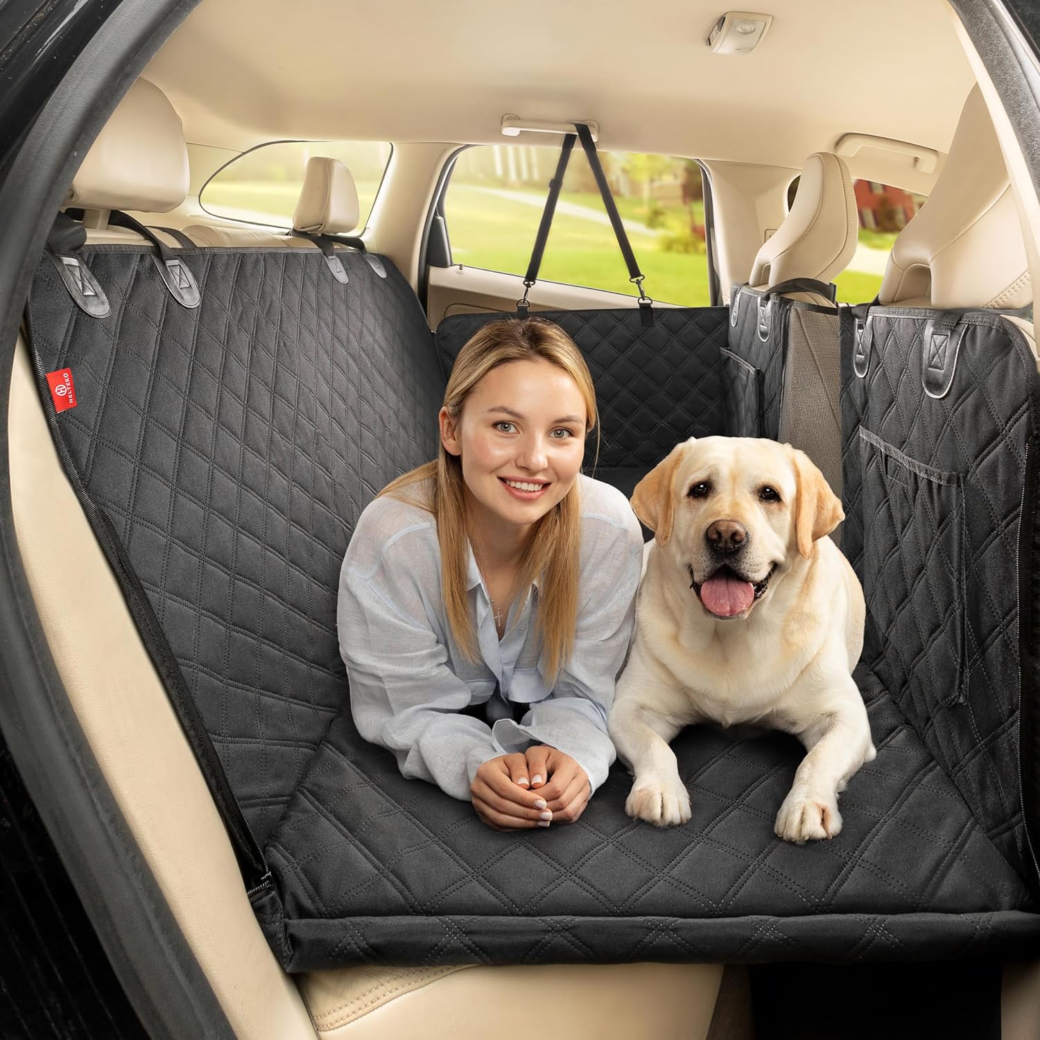 ผ้าคลุมเบาะรถยนต์สำหรับสุนัขขน - Car Seat Cover บทวิจารณ์และราคา