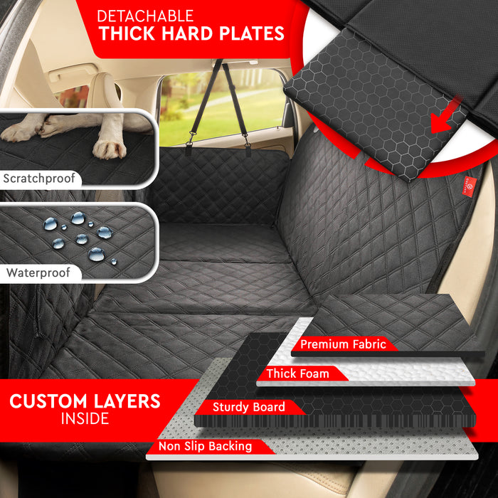 ผ้าคลุมเบาะรถยนต์สำหรับสุนัขขน - Car Seat Cover บทวิจารณ์และราคา