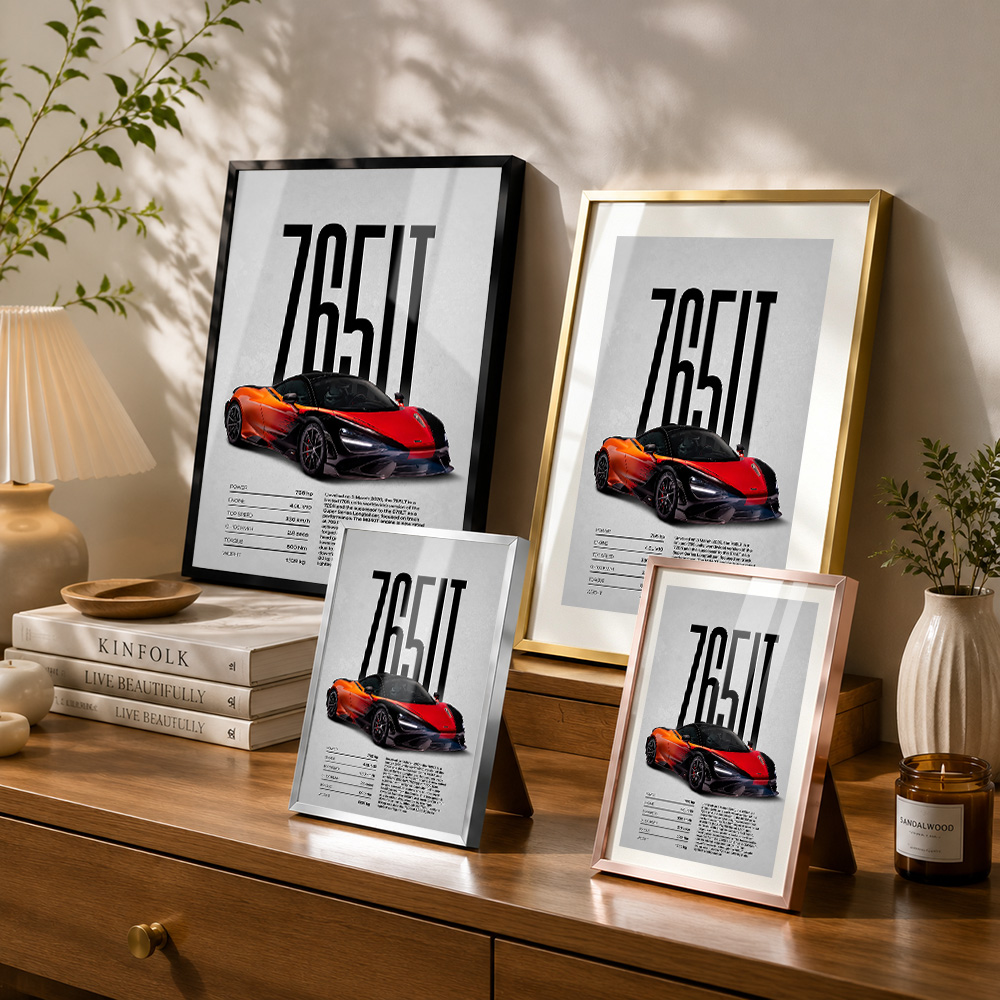โปสเตอร์โลหะกรอบรูปรถยนต์ 765L - Car Mirror บทวิจารณ์และราคา