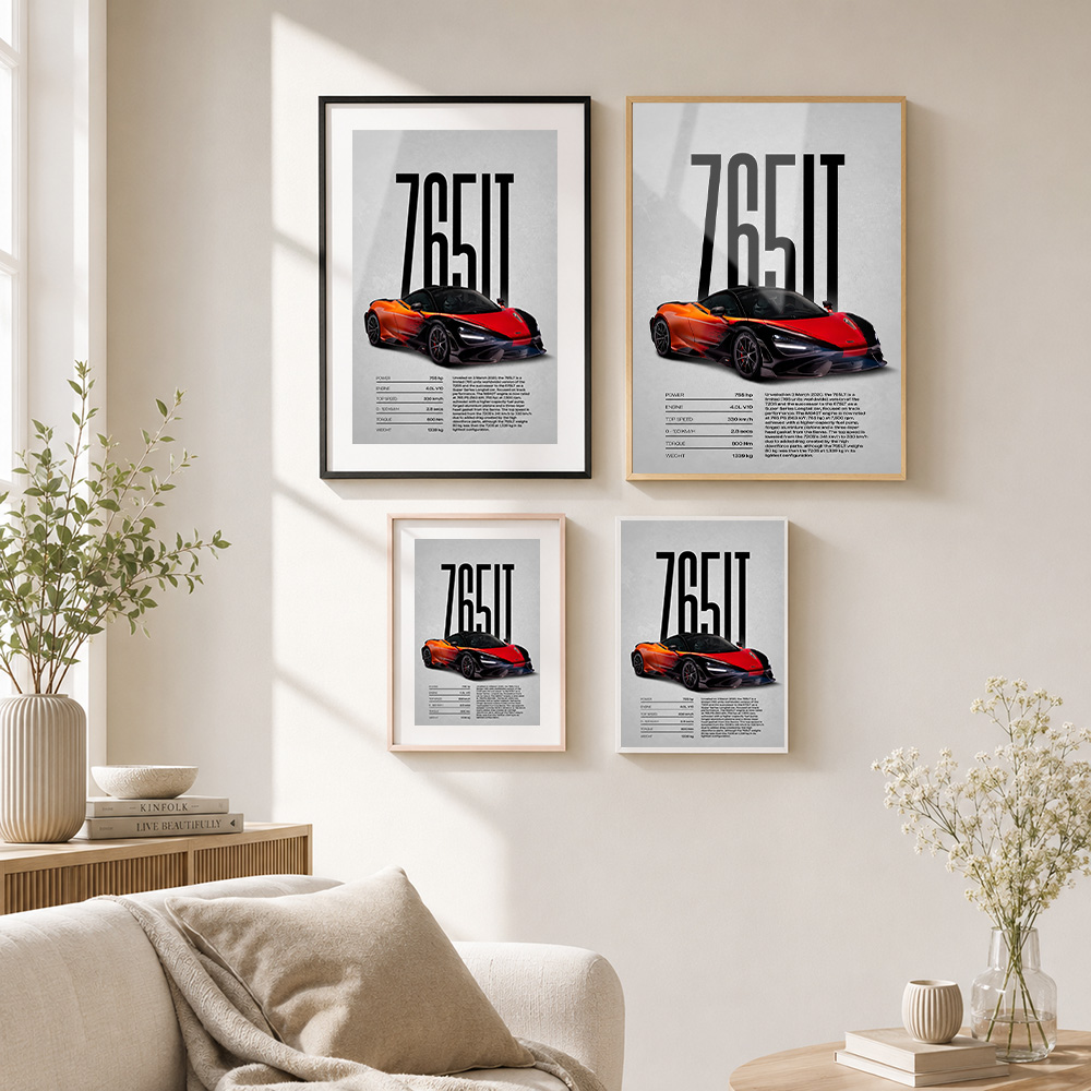 โปสเตอร์โลหะกรอบรูปรถยนต์ 765L - Car Mirror บทวิจารณ์และราคา