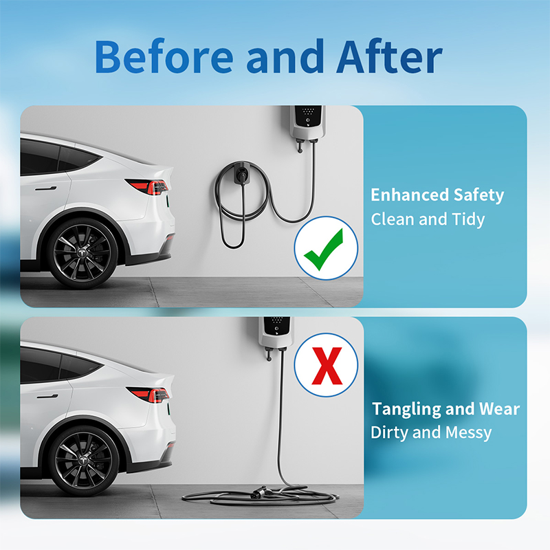 ที่ยึดสายชาร์จรถยนต์ไฟฟ้า สำหร - Car Cable Organizer บทวิจารณ์และราคา
