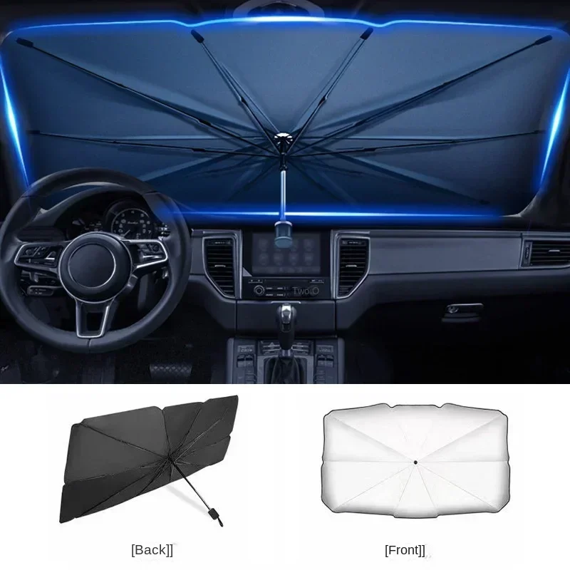ร่มบังแดดรถยนต์ 1 ชิ้น อุปกรณ์ - Windshield Sun Shade บทวิจารณ์และราคา