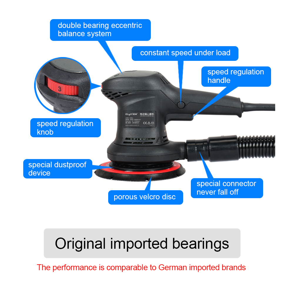 เครื่องขัดกระดาษทรายแบบวงโคจร  - Car Vacuum บทวิจารณ์และราคา
