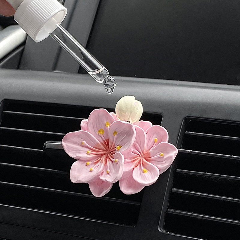 คลิปหนีบปรับอากาศรูปดอกไม้ 1 ช - Car Air Freshener บทวิจารณ์และราคา