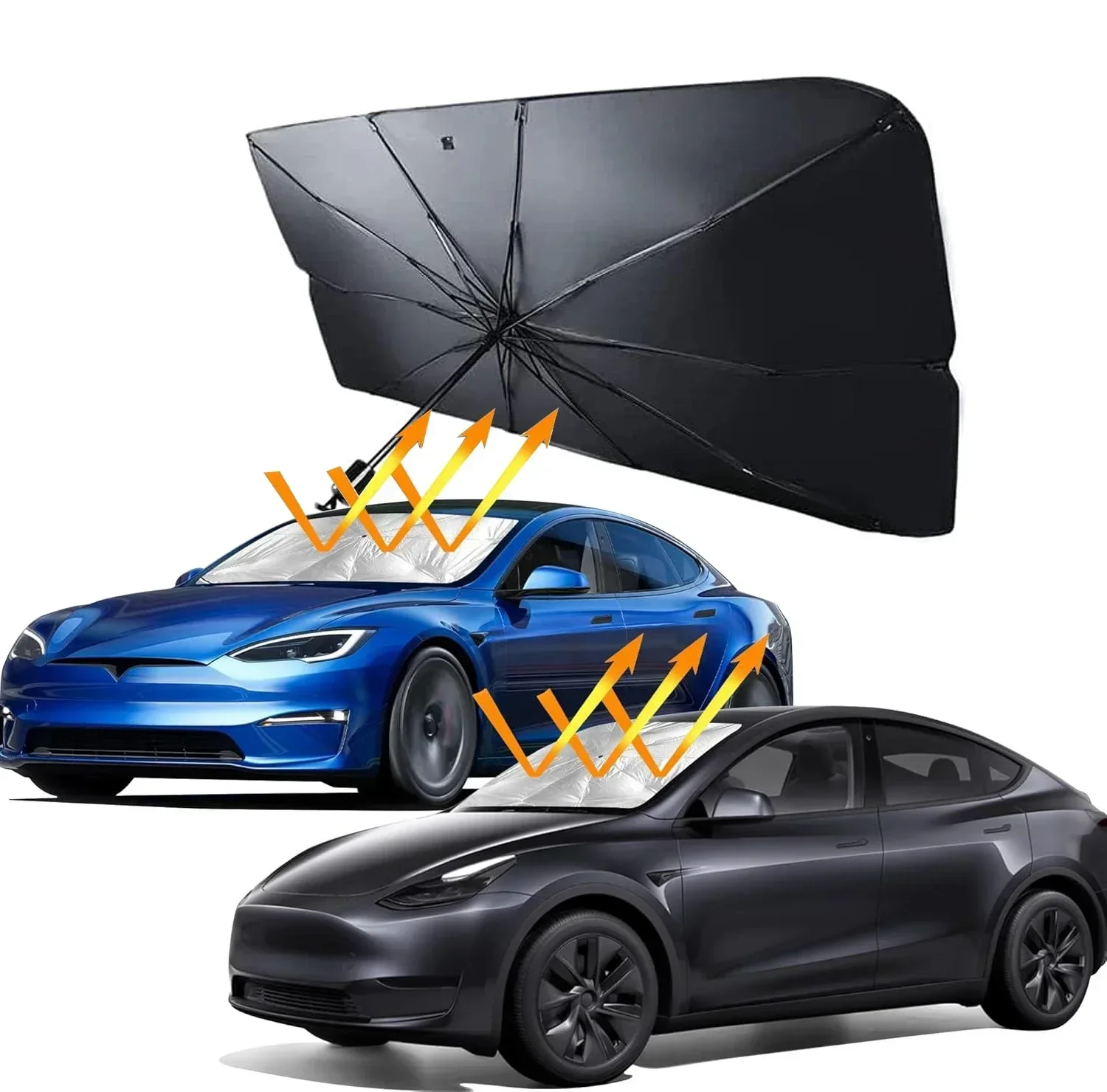 แผ่นบังแดดกระจกรถยนต์แบบพับได้ - Windshield Sun Shade บทวิจารณ์และราคา