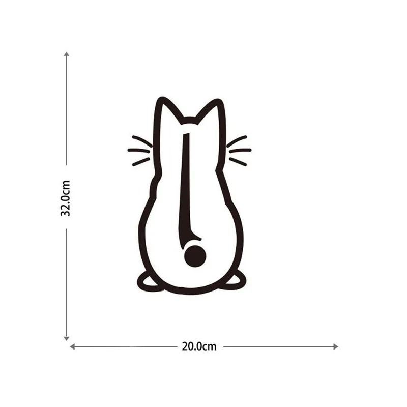 สติ๊กเกอร์รถส่วนบุคคล Kitty Ca - Car Wiper บทวิจารณ์และราคา